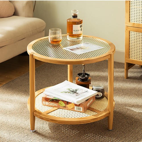 Round coffee table wood - round, table,wood