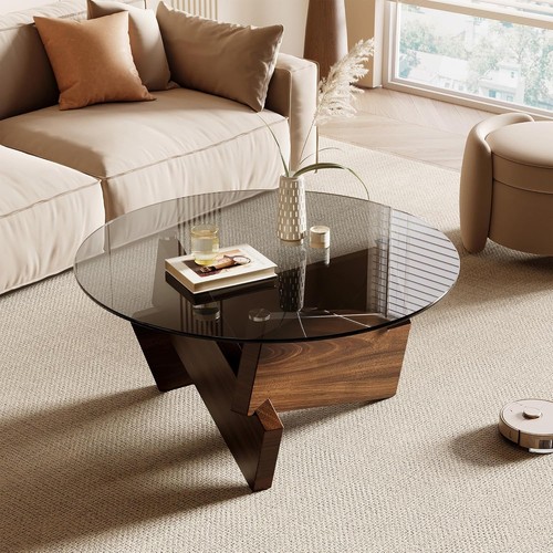 Modern round coffee - coffee, table