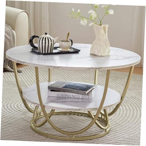 Round coffee table with - round,