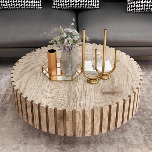 Modern minimalist round coffee - modern,