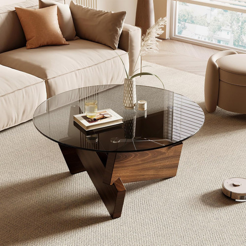 Modern round coffee table 7 - round,
