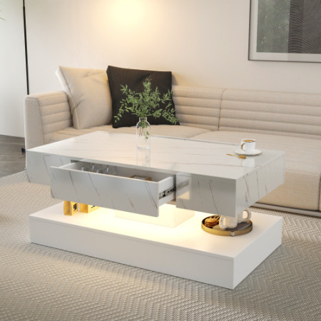 Modern led coffee table - led,