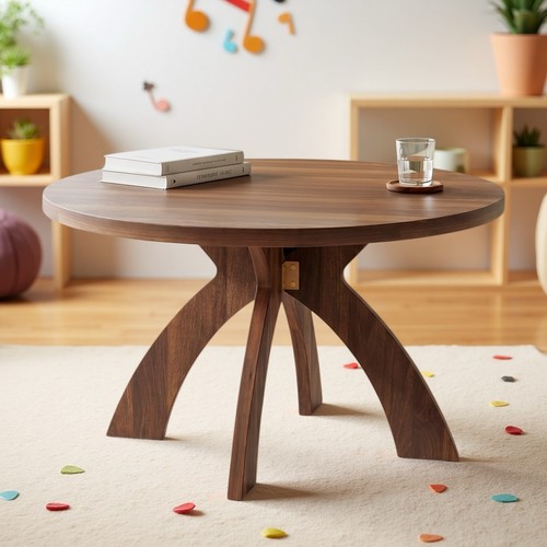 Round coffee table modern - round,