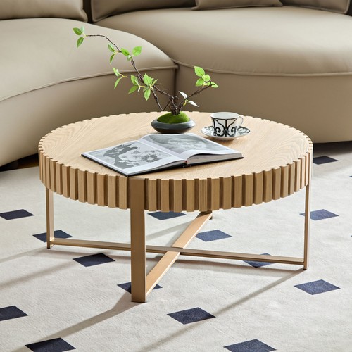 Modern handcrafted round drum - modern,