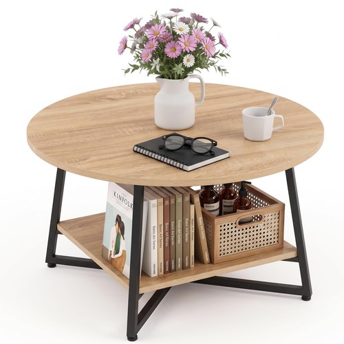 Modern round coffee table - modern,