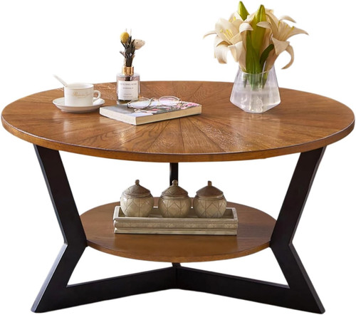 Round coffee tables for living - round,