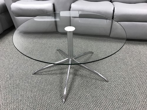 Large round glass top - 35",