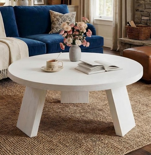 Round coffee table for - coffee,