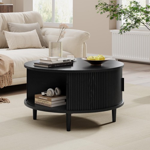 Round coffee table with - table,