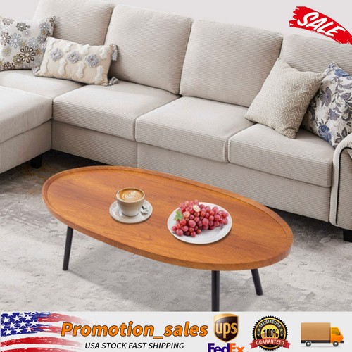 Wooden oval coffee table for - oval,