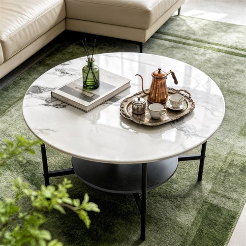 Tier round coffee table - round,
