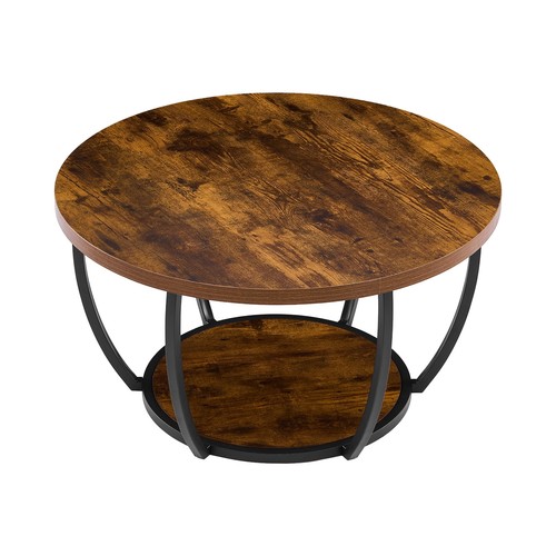 Round coffee table - round,