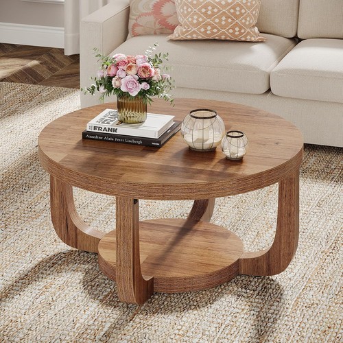 Modern wooden round - wooden,