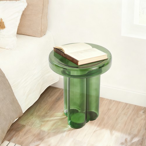 Round glass side - round,