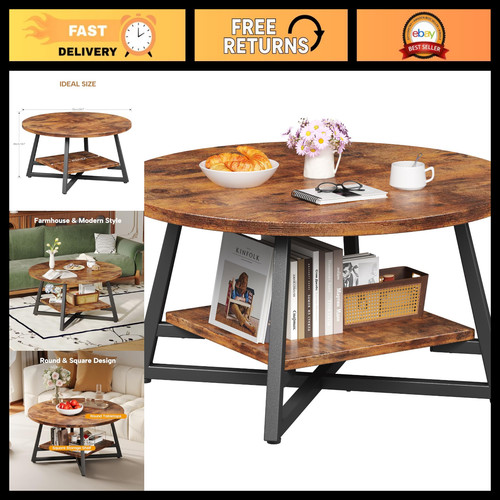 Round coffee table - round, small