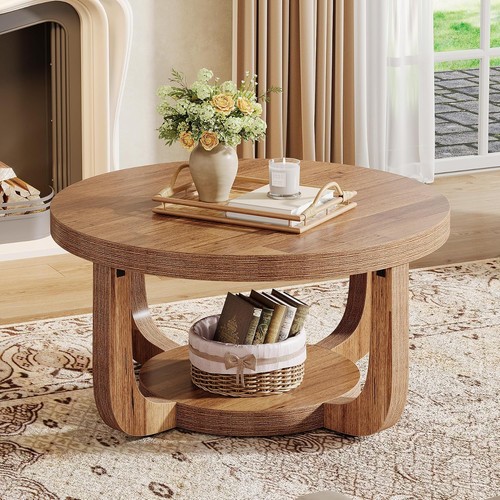 Modern wooden round - wooden,