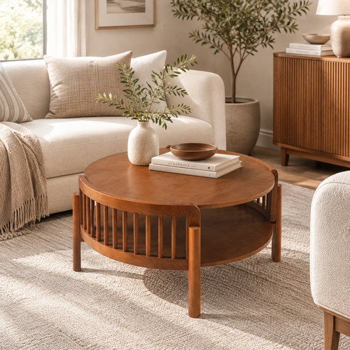 Inch round coffee table - 31.5,