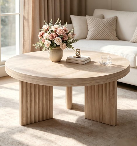 Modern fluted leg - modern, table